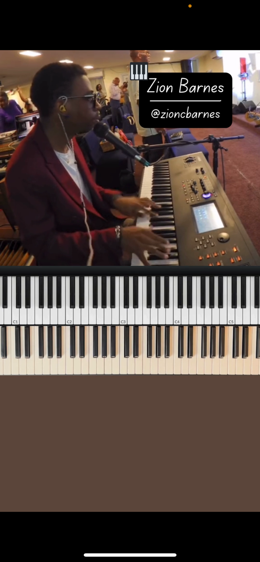 "Down at the Cross" | Zion Barnes MIDI